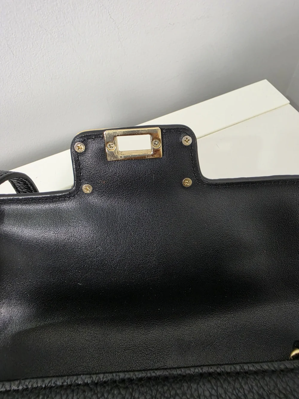 Milly Black Astor Crossbody Bag Leather